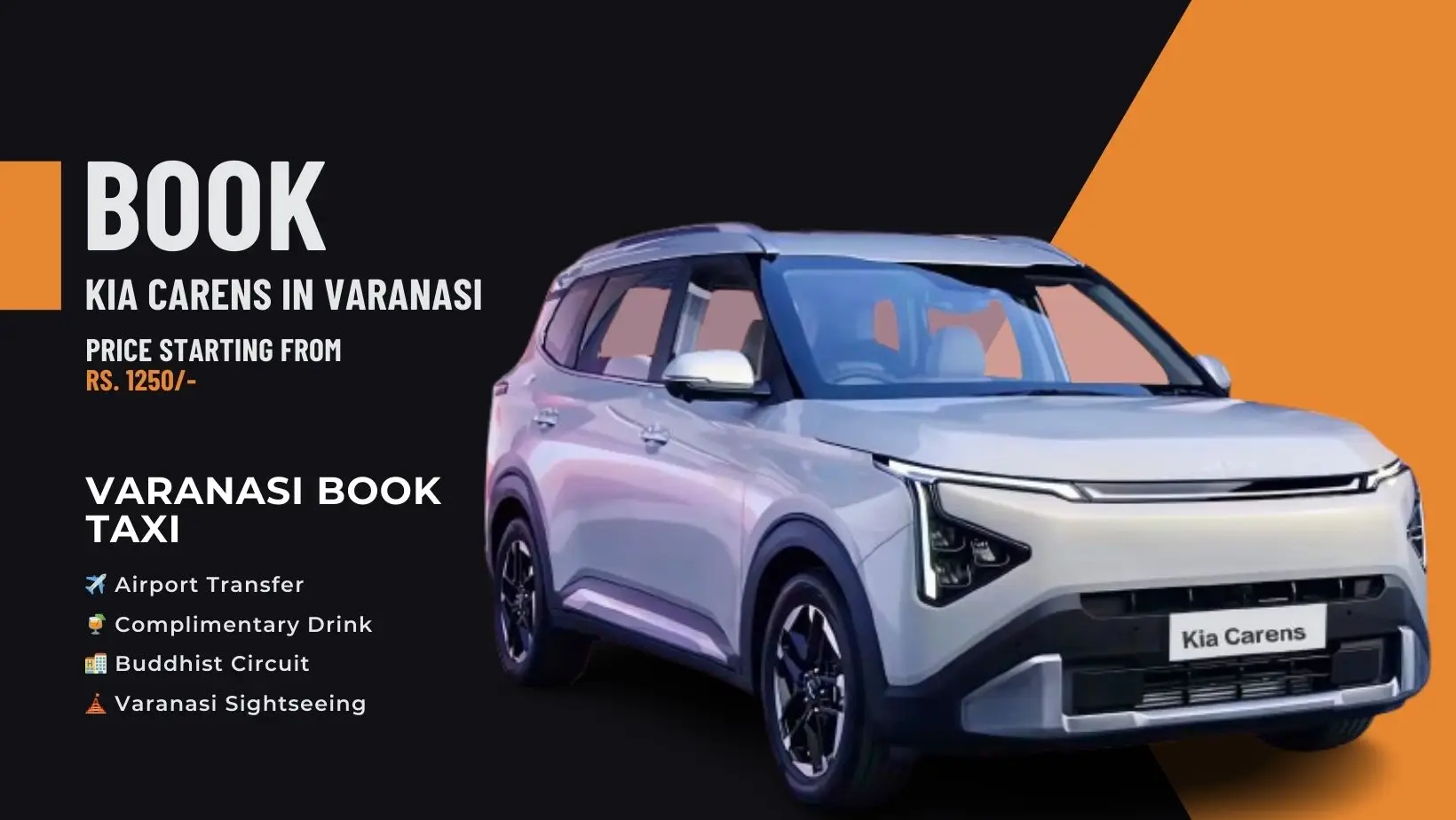 Book kia carens in Varanasi