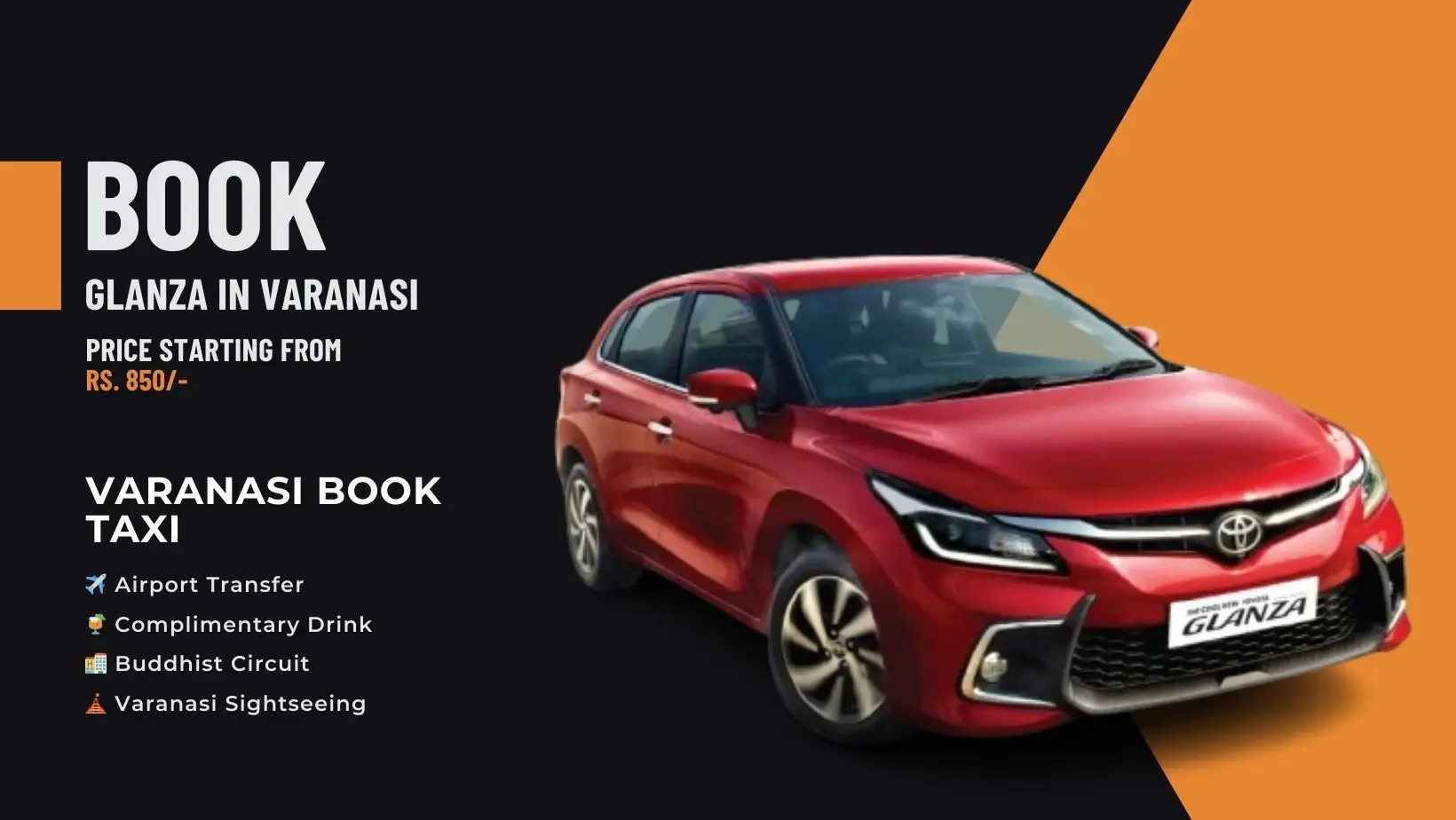 Book Toyota Glanza in Varanasi