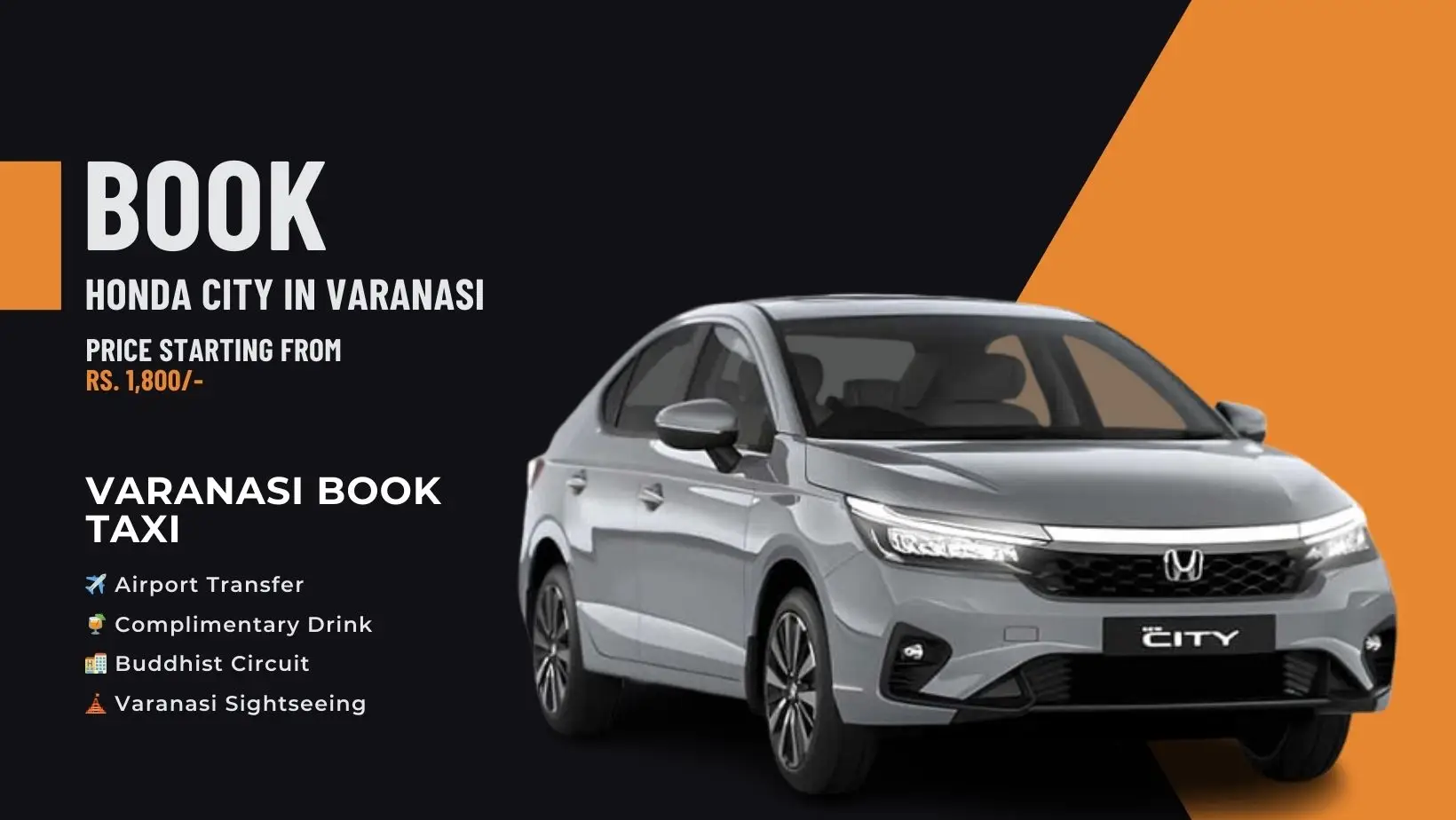 Book Honda City in Varanasi
